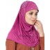 Jersey Instant Hijab - Dark Pink